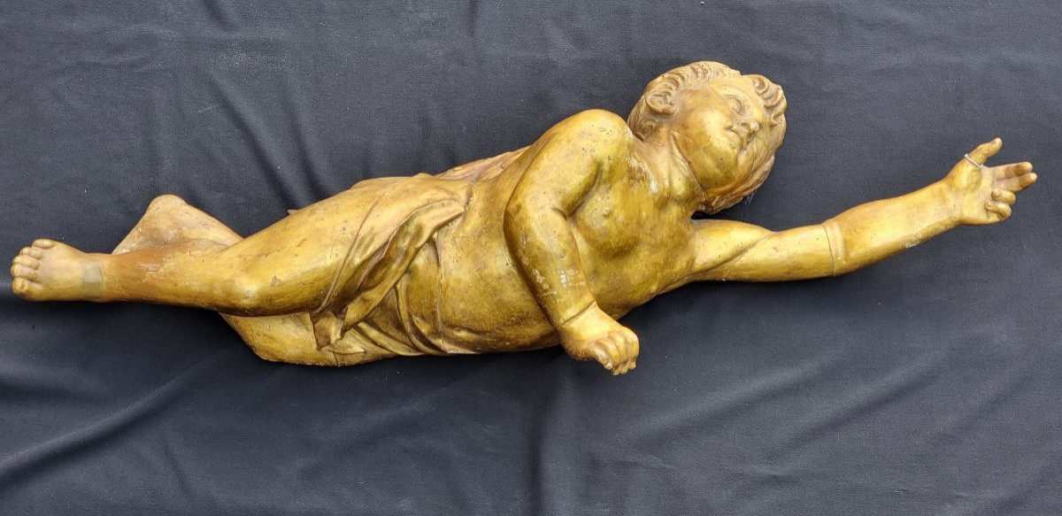 Paire D’anges En Bois Doré, Nord De L’italie (probablement Région De Venise), Fin XVIe – Début -photo-7
