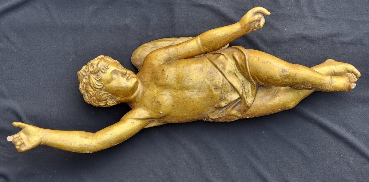 Paire D’anges En Bois Doré, Nord De L’italie (probablement Région De Venise), Fin XVIe – Début -photo-8