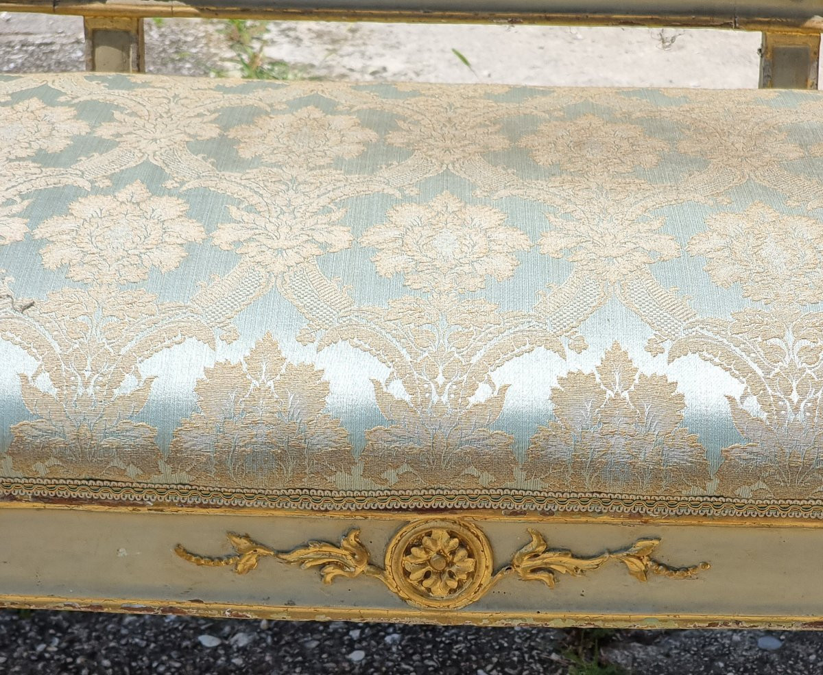 Venetian Lacquered And Gilded Salon Set, Late 18th Century-photo-3