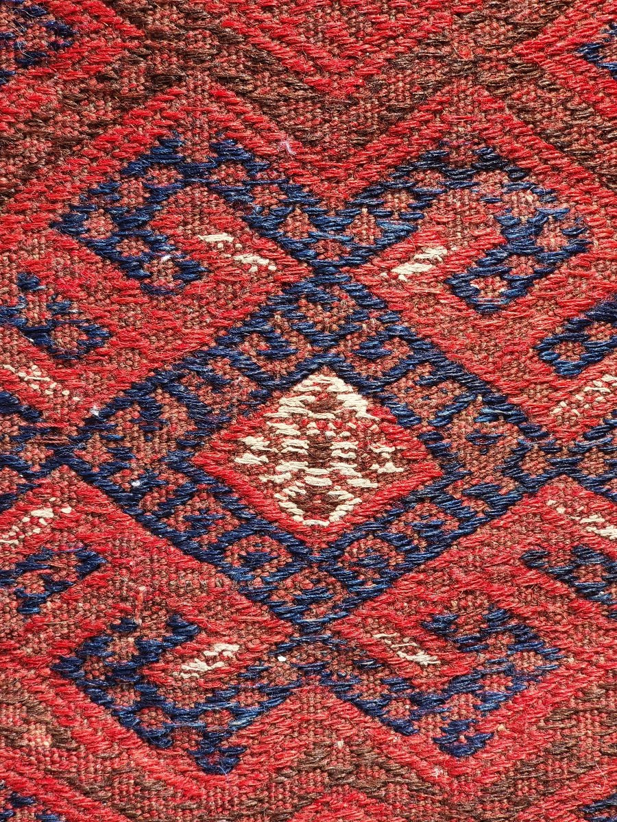 Tapis turkmène noué à la main – années 1960–1970-photo-2
