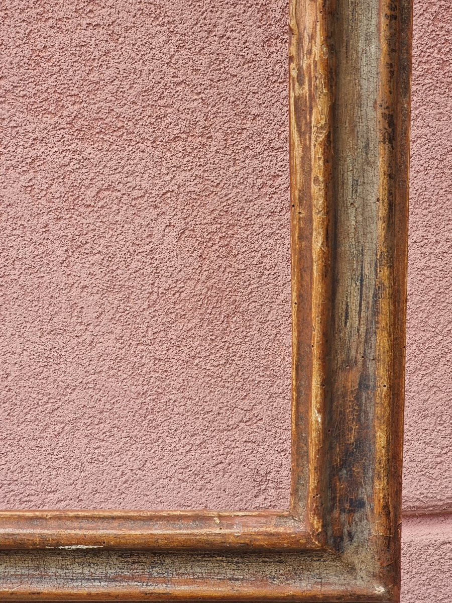 Pair Of Silvered Wooden Frames From Emilia, First Half Of The 18th Century-photo-1