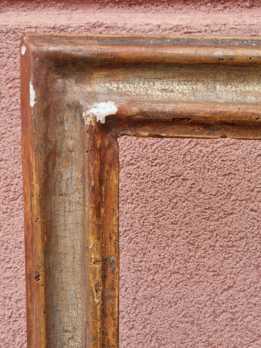 Pair Of Silvered Wooden Frames From Emilia, First Half Of The 18th Century-photo-3