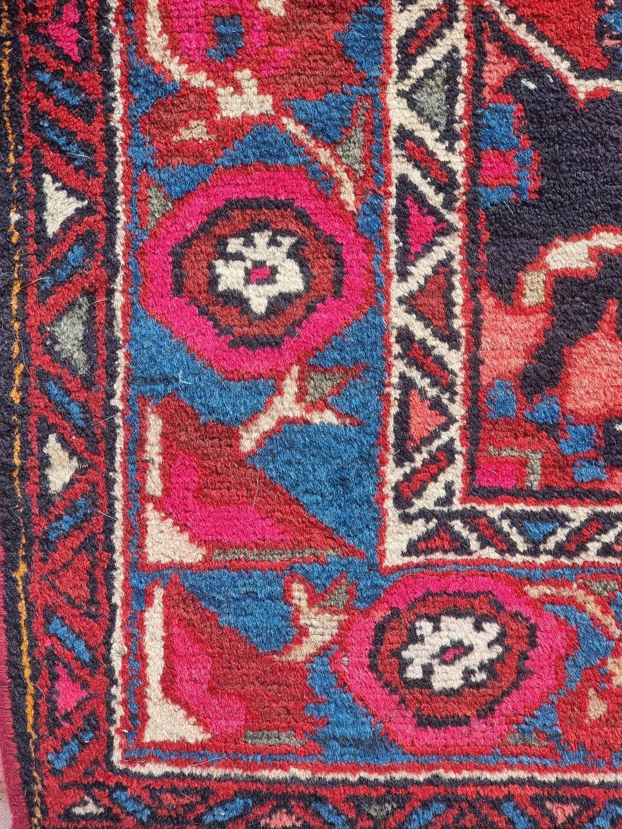 Hand-knotted Persian Malayer Rug – First Half Of The 20th Century-photo-4