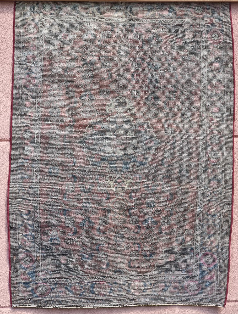 Hand-knotted Persian Malayer Rug – First Half Of The 20th Century-photo-3