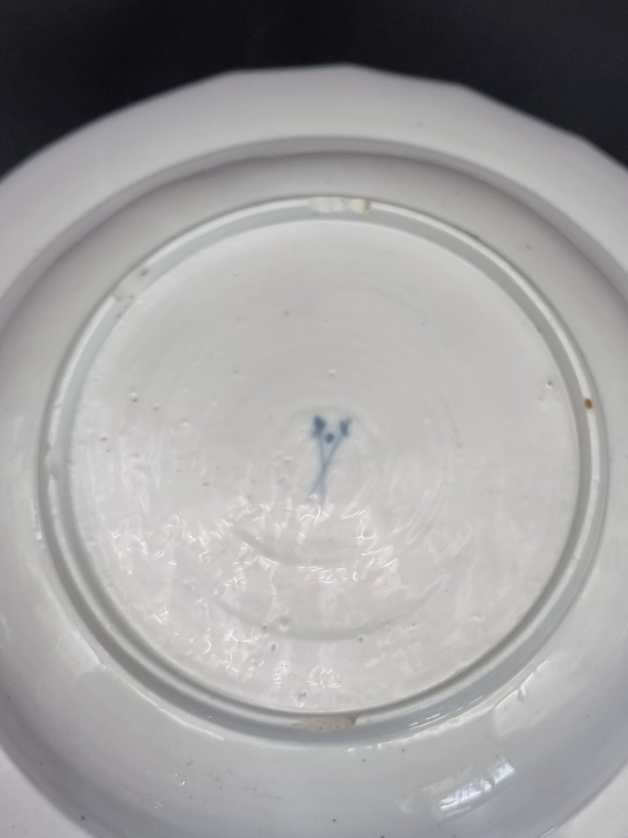 Assiette creuse en porcelaine de Meissen, motif Neu Brandenstein, seconde moitié du XVIIIe sièc-photo-3