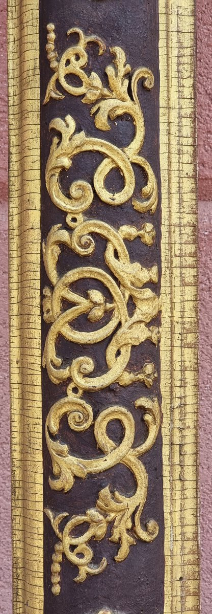 Venetian Louis XV Frame, Lacquered And Carved – 18th Century-photo-2