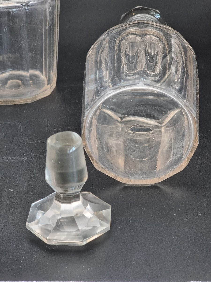 Service à liqueur en cristal taillé, Bohême ou aire russo-bohémienne, XIXe siècle-photo-4