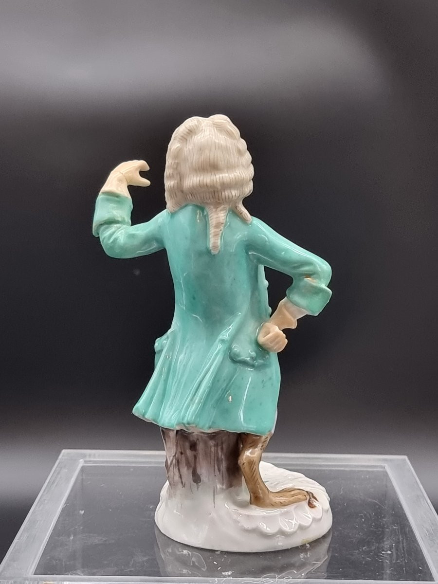 Five Porcelain Figurines – Monkey Orchestra (“affenkapelle”) – Meissen, 20th Century-photo-8