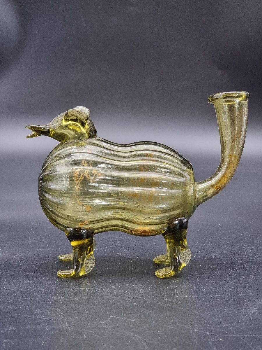 Petit chien en verre soufflé – Murano (?), XIXe siècle-photo-3