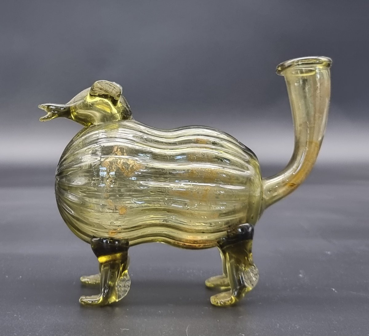 Petit chien en verre soufflé – Murano (?), XIXe siècle-photo-5