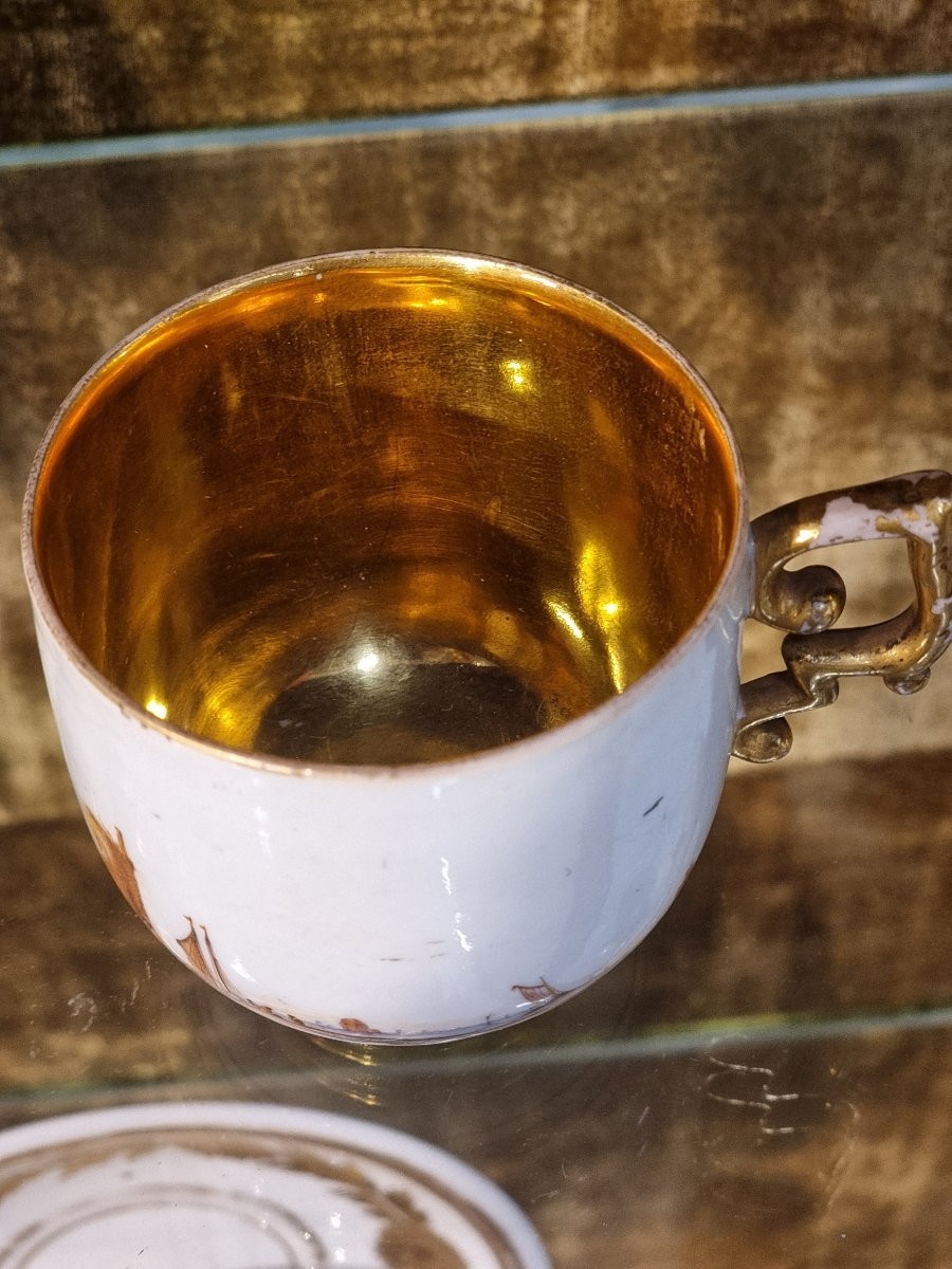 Tasse et soucoupe en porcelaine de Meissen, vers 1720–1730-photo-3