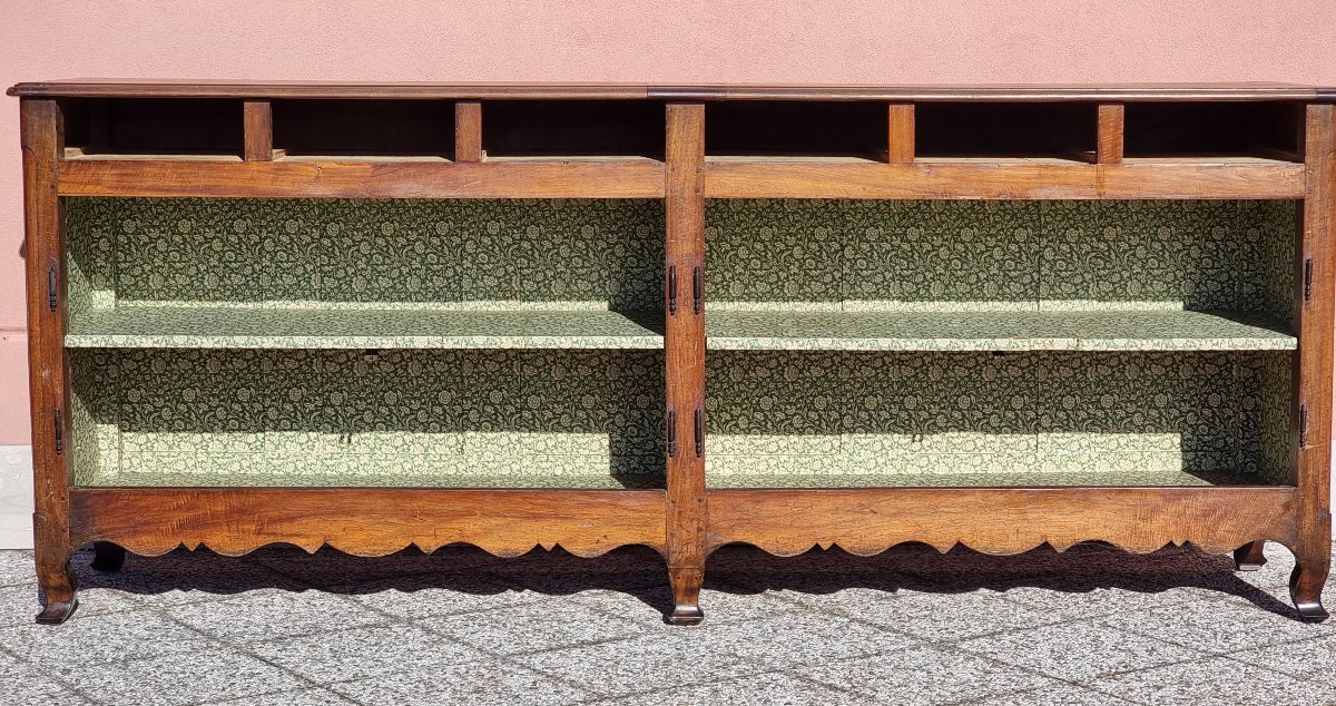 Grande crédence provençale en noyer, seconde moitié du XVIIIe siècle-photo-5