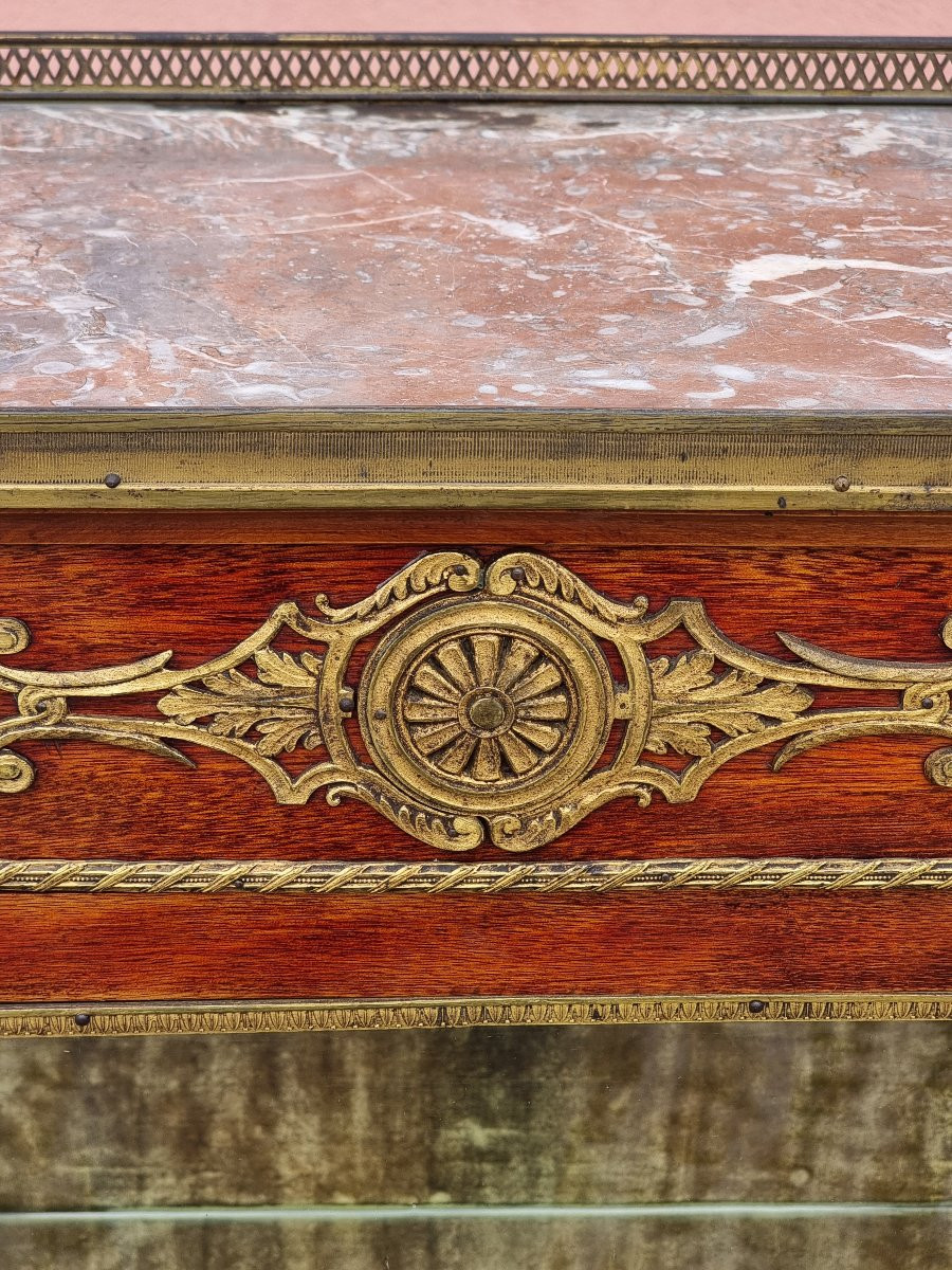 Mahogany And Gilt Bronze Display Cabinet – France, Napoleon III Period, Late 19th Century-photo-4