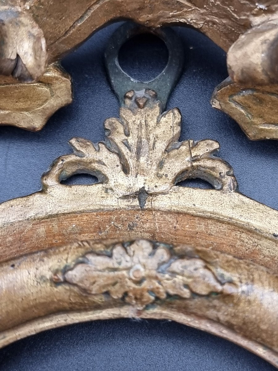 Carved And Gilt Oval Frame, Louis XVI Taste, Papal States-photo-3
