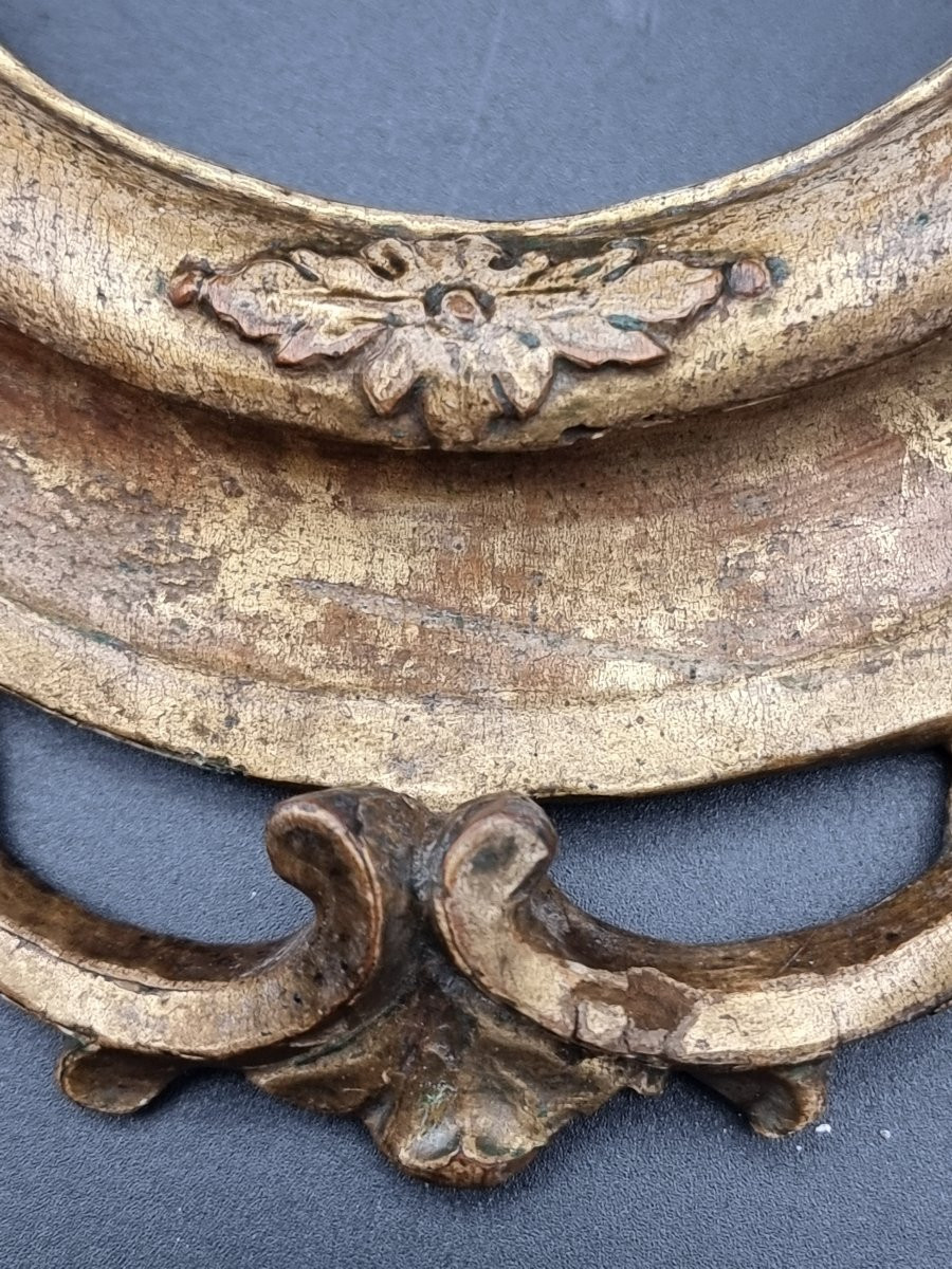 Carved And Gilt Oval Frame, Louis XVI Taste, Papal States-photo-4