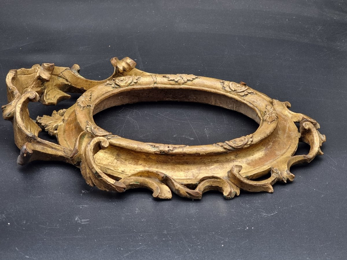 Carved And Gilt Oval Frame, Louis XVI Taste, Papal States-photo-8