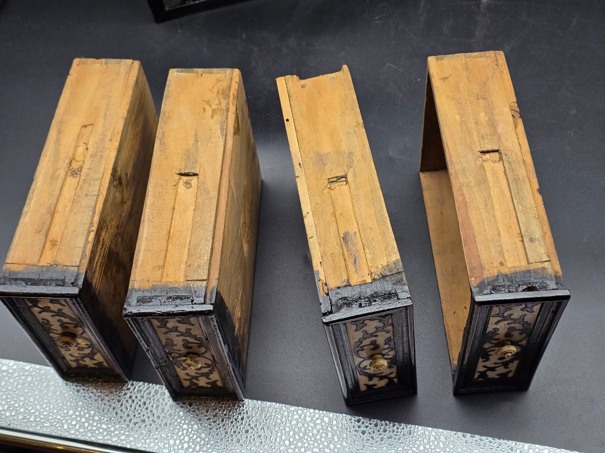 Inlaid Wood And Bone Cabinet (stipetto) – Southern Italy, 17th–18th Century-photo-6