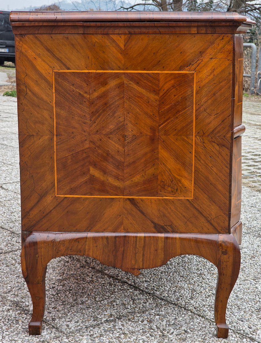 Serpentine Two-drawer Chest Of Drawers, Venetian School, First Half Of The 18th Century-photo-4