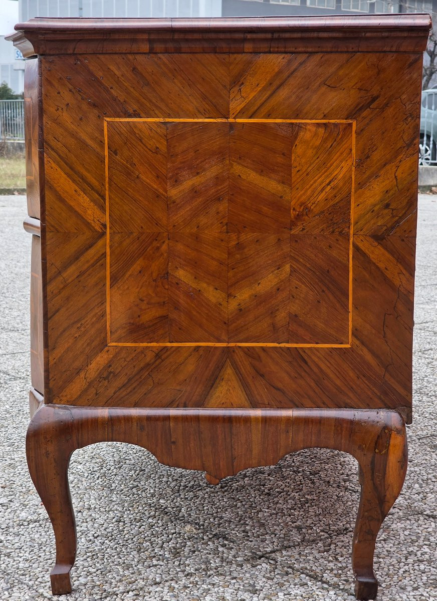 Serpentine Two-drawer Chest Of Drawers, Venetian School, First Half Of The 18th Century-photo-7