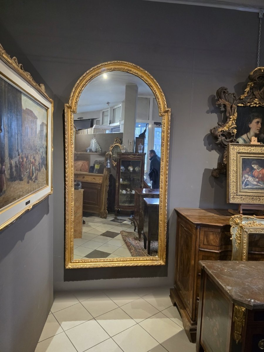 Large Venetian Altarpiece Converted Into A Mirror – Late 17th / Early 18th Century-photo-1
