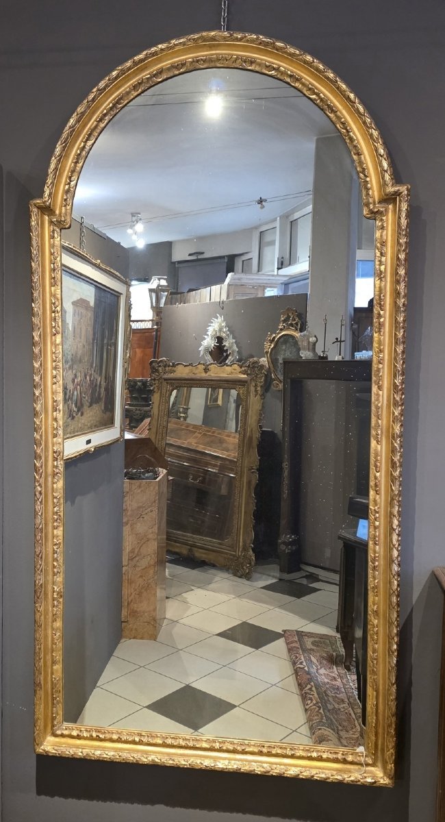 Large Venetian Altarpiece Converted Into A Mirror – Late 17th / Early 18th Century-photo-2