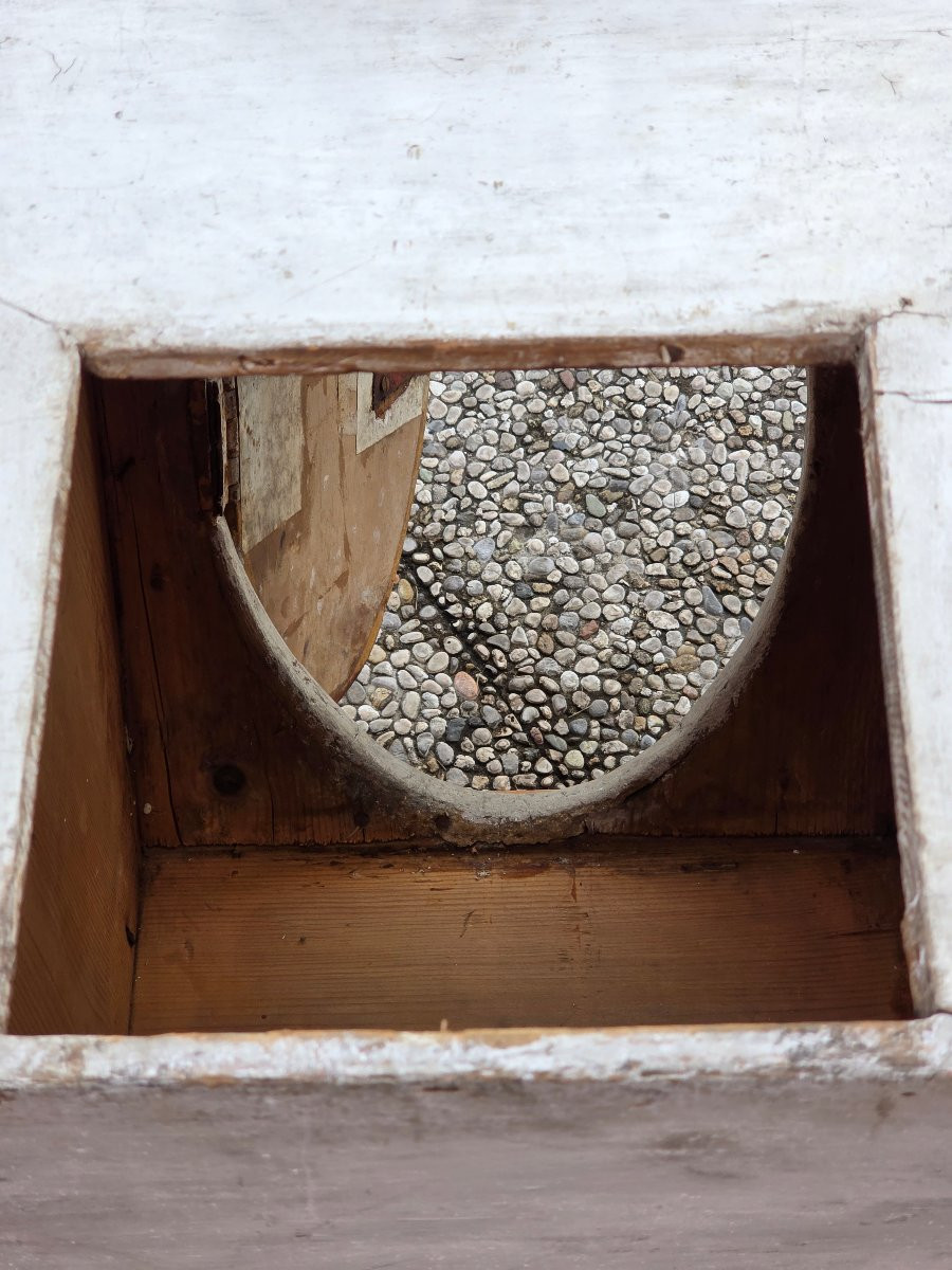Tabernacle en bois laqué et doré, région de la Vénétie, début du XIXe siècle-photo-2