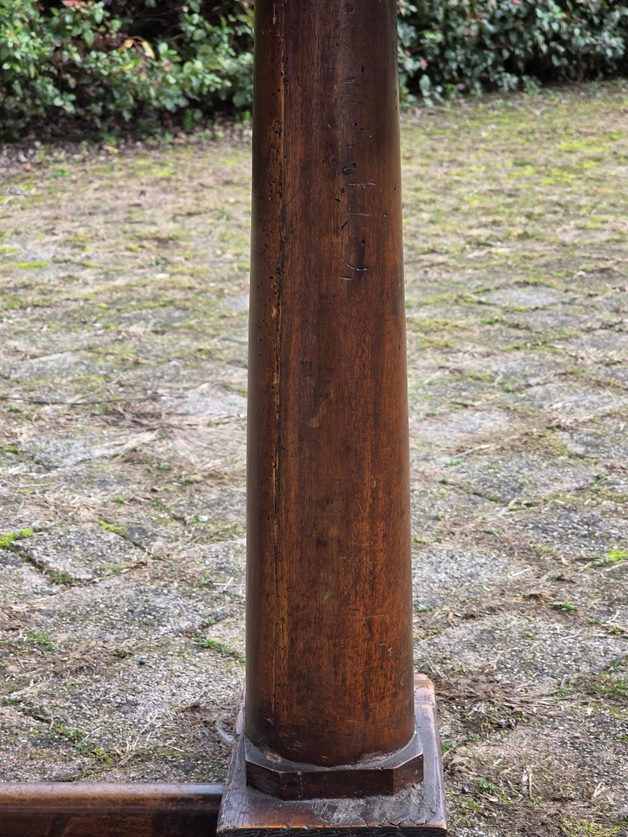 Walnut Fratino-style Table Assembled With Antique Elements-photo-8