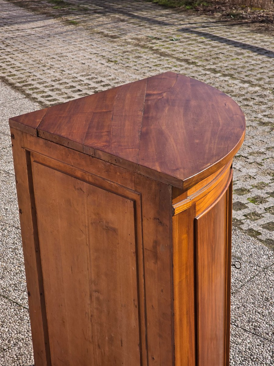 Venetian Cherrywood Corner Cabinet With Two Doors, Austro-venetian Period, Late 19th Centur-photo-1