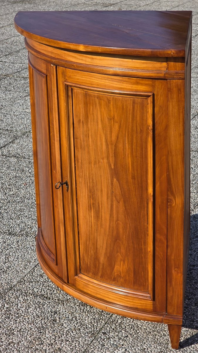 Venetian Cherrywood Corner Cabinet With Two Doors, Austro-venetian Period, Late 19th Centur-photo-6