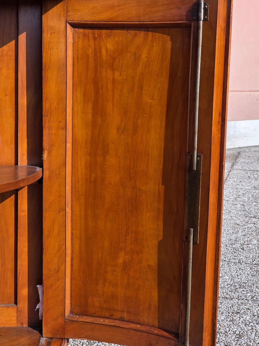 Venetian Cherrywood Corner Cabinet With Two Doors, Austro-venetian Period, Late 19th Centur-photo-8