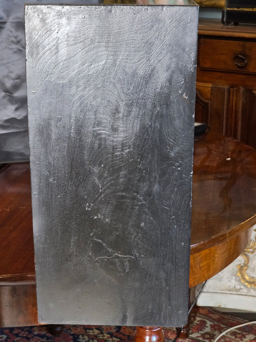 Cabinet de collection en bois et placage de corne, Italie du Nord, XVIIe siècle-photo-2