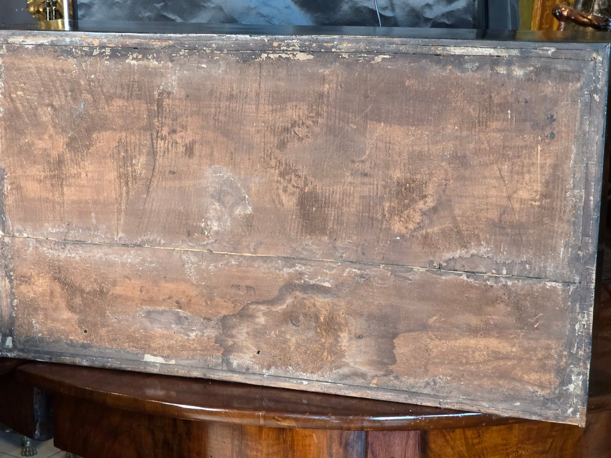 Cabinet de collection en bois et placage de corne, Italie du Nord, XVIIe siècle-photo-7