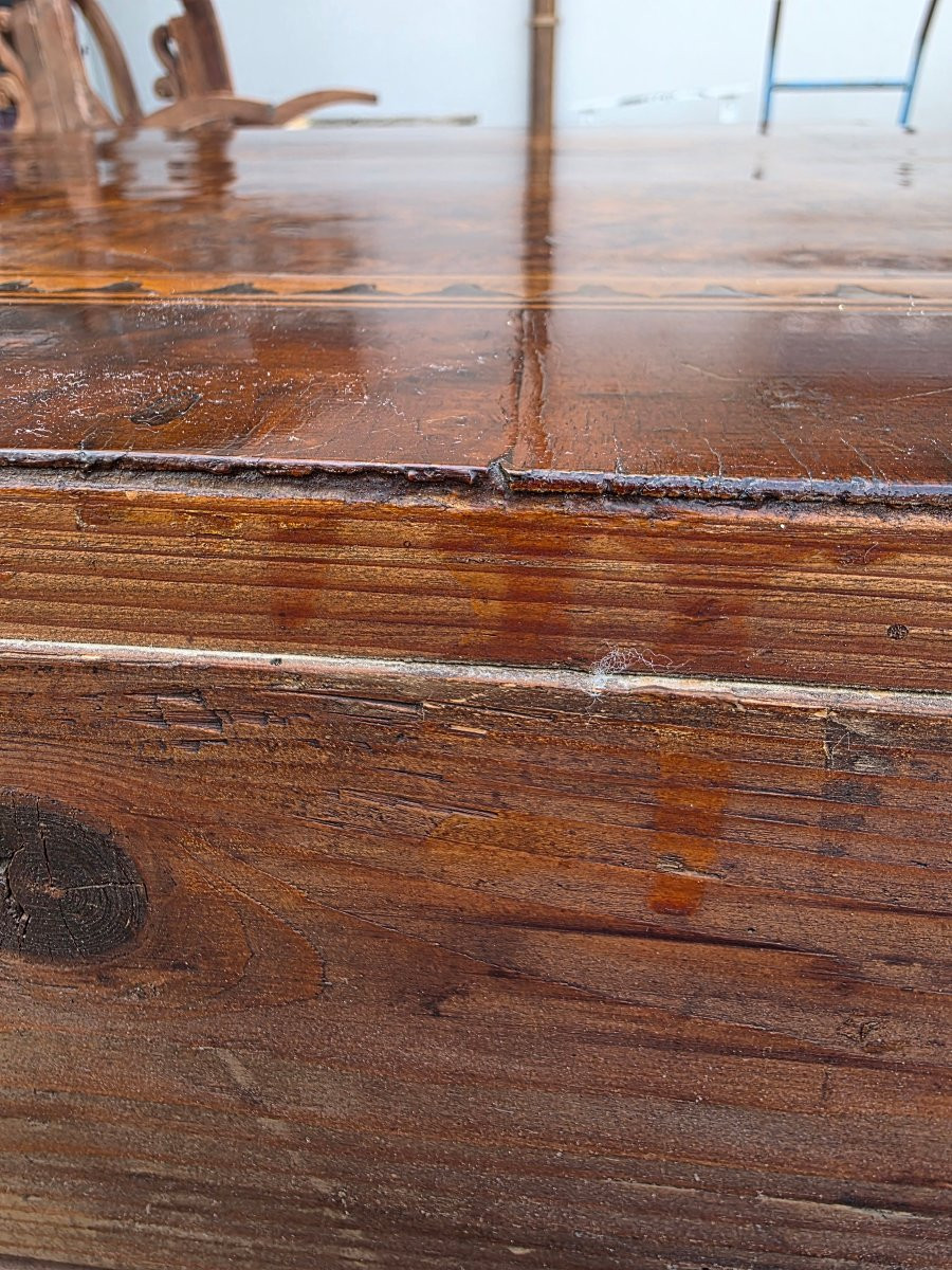 Venetian Louis XVI Chest Of Drawers In Walnut And Thuya Burr, Late 18th Century-photo-1