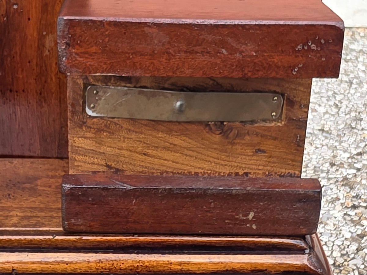 Chevalet de présentation en noyer réglable et démontable fin XIX début XX siècle-photo-6