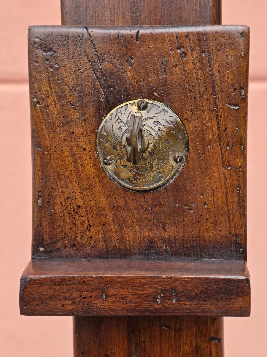 Chevalet de présentation en noyer réglable et démontable fin XIX début XX siècle-photo-7