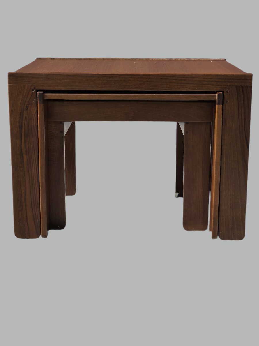 Tables modulaires modèle 777 par Afra et Tobia Scarpa pour Cassina – années 1960-photo-2
