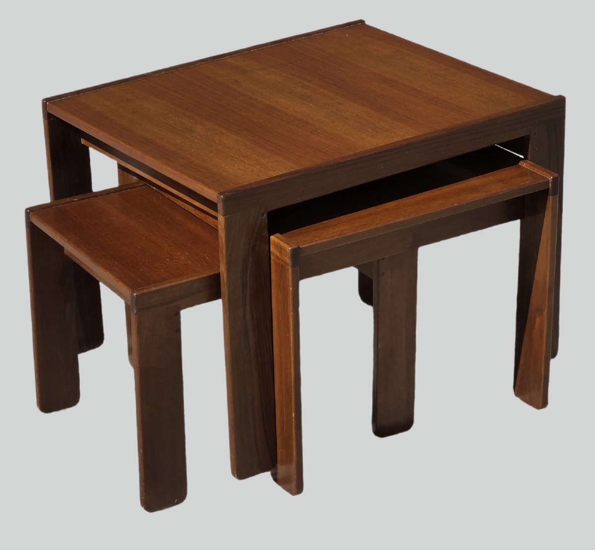 Tables modulaires modèle 777 par Afra et Tobia Scarpa pour Cassina – années 1960-photo-3