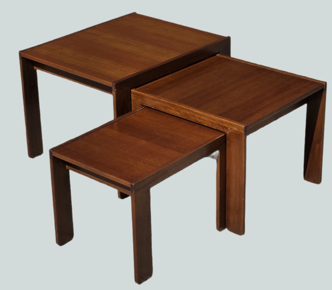 Tables modulaires modèle 777 par Afra et Tobia Scarpa pour Cassina – années 1960
