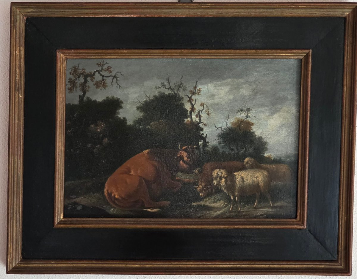 Paire de peintures sur cuivre – École flamande/hollandaise – Entourage de Michiel Carree-photo-2