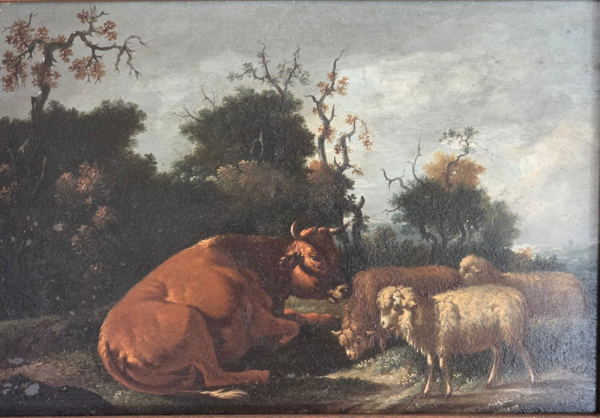 Paire de peintures sur cuivre – École flamande/hollandaise – Entourage de Michiel Carree