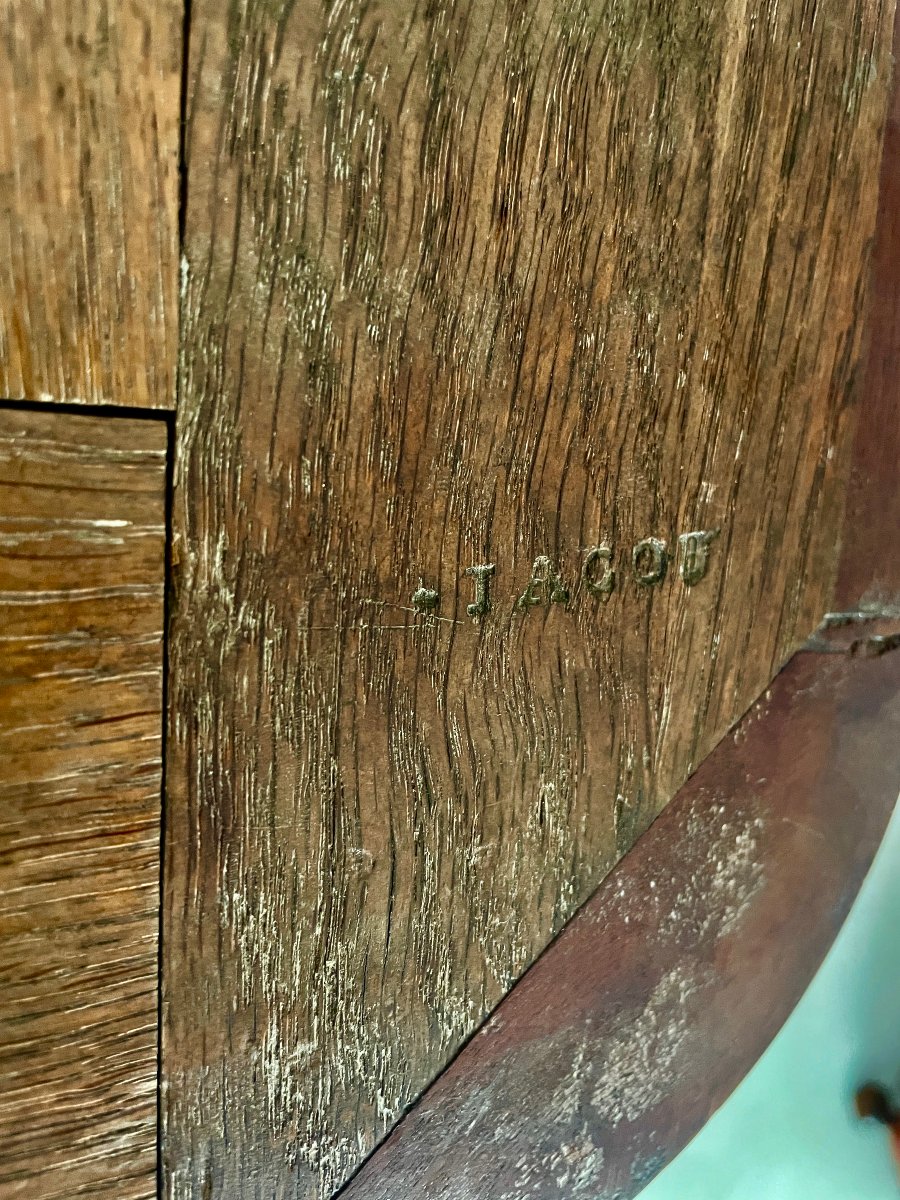 Console française Louis-Philippe en acajou estampillée JACOB-photo-2