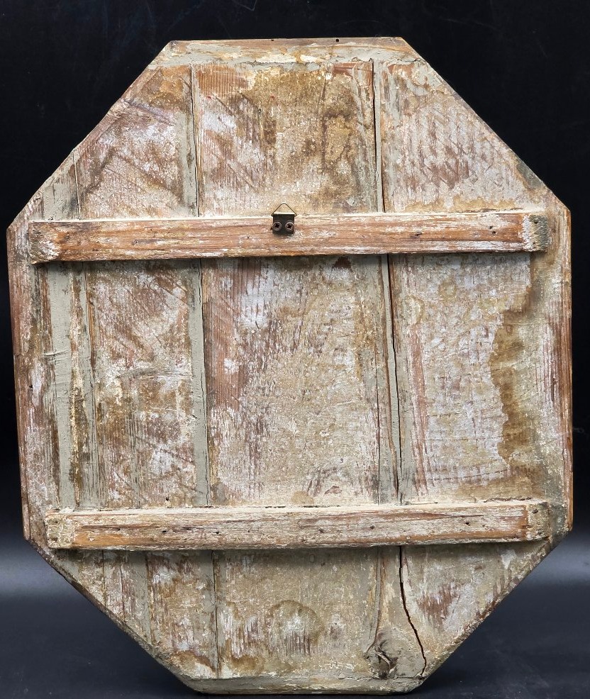 Paire de panneaux dévotionnels dorés avec scènes de la vie de la Vierge, Vénétie, fin XVIIIe si-photo-7