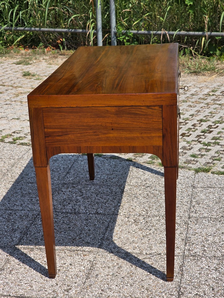 Venetian Directoire-style Writing Desk In Walnut – Vicenza Area, Early 19th Century-photo-2