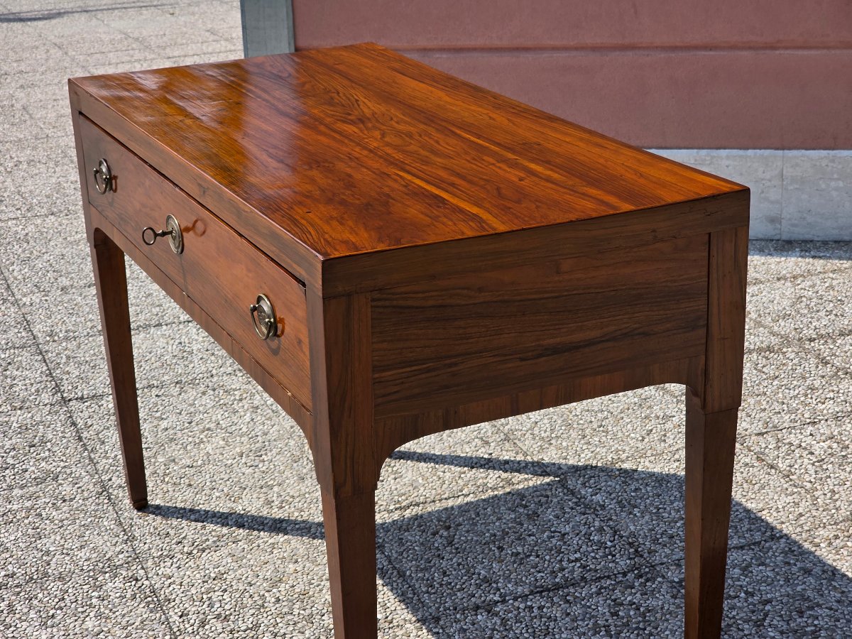 Venetian Directoire-style Writing Desk In Walnut – Vicenza Area, Early 19th Century-photo-8