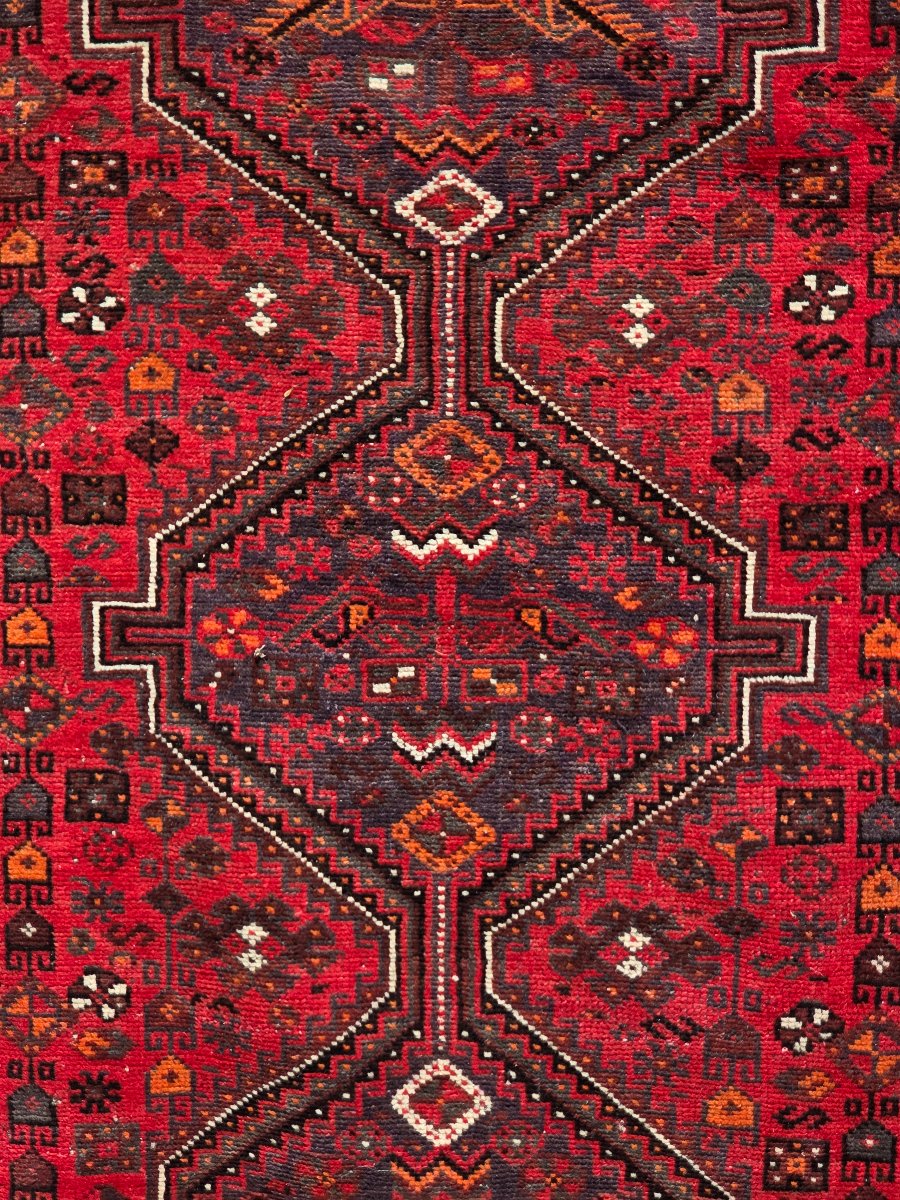 Large Hand-knotted Persian Tribal Rug, 1960s–1970s, 225 × 162 Cm-photo-2