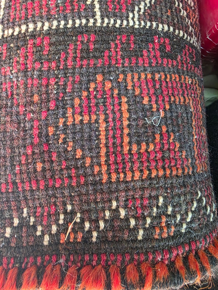 Large Hand-knotted Persian Tribal Rug, 1960s–1970s, 225 × 162 Cm-photo-1