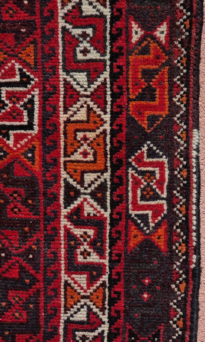 Large Hand-knotted Persian Tribal Rug, 1960s–1970s, 225 × 162 Cm-photo-2