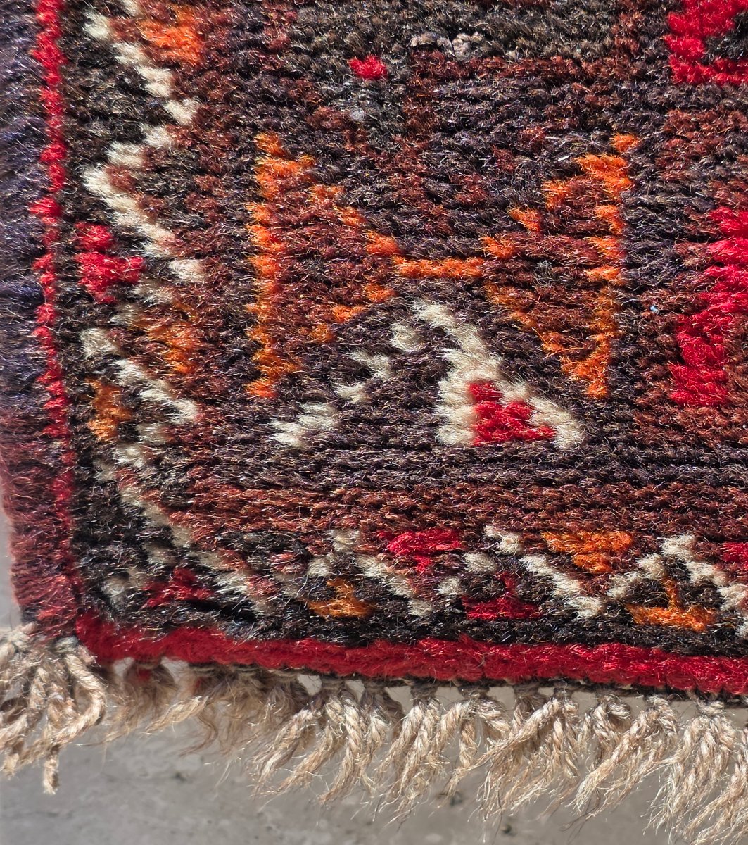 Large Hand-knotted Persian Tribal Rug, 1960s–1970s, 225 × 162 Cm-photo-6