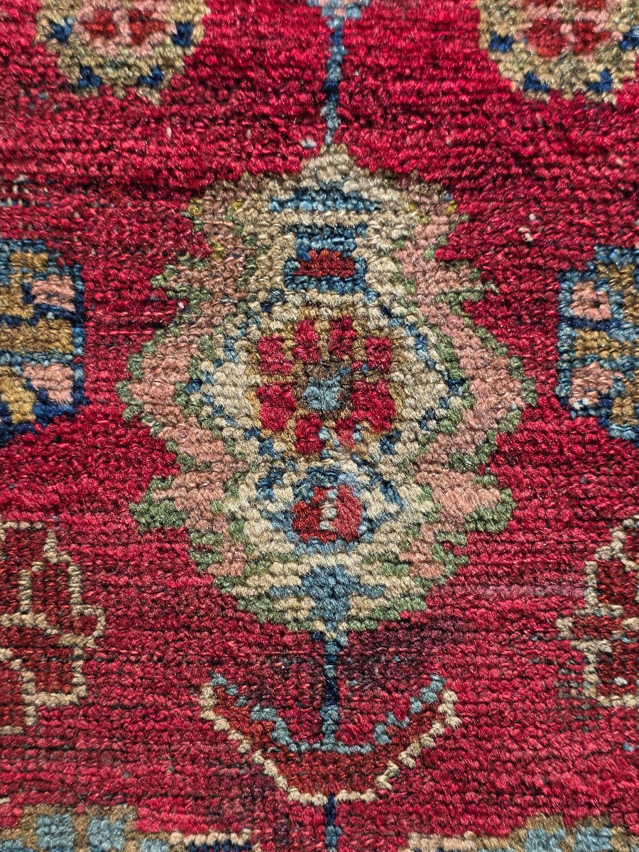 Handcrafted Persian Wool Rug – Floral Design – Iran, 1970s–1980s-photo-2