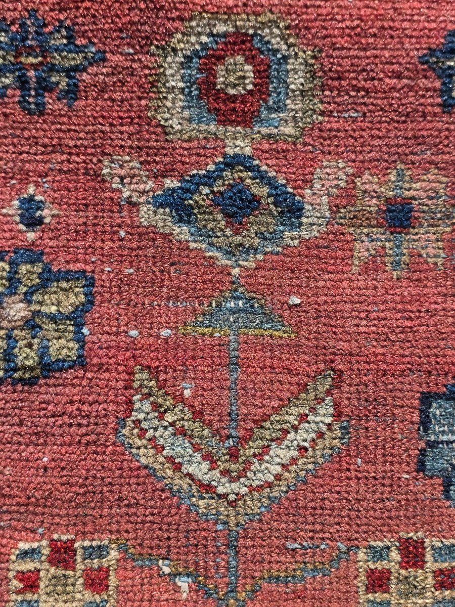 Handcrafted Persian Wool Rug – Floral Design – Iran, 1970s–1980s-photo-3